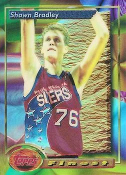 1993-94 Finest Shawn Bradley Refractor #220 card image