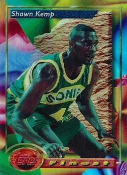 1993-94 Finest Shawn Kemp Refractor #159 card image