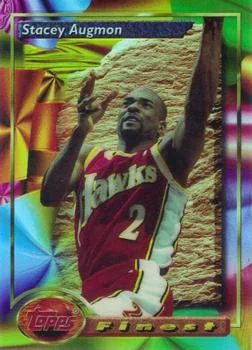 1993-94 Finest Stacey Augmon [Refractors] Refractors #32 card image
