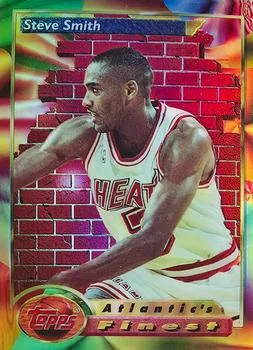1993-94 Finest Steve Smith AF [Refractors] Refractors #97 card image
