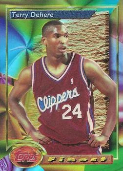 1993-94 Finest Terry Dehere Refractor #192 card image