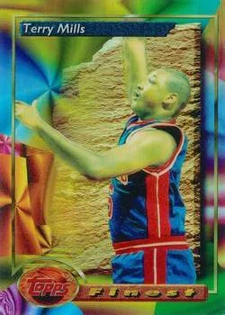 1993-94 Finest Terry Mills [Refractors] Refractors #60 card image