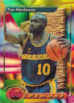 1993-94 Finest Tim Hardaway Refractor #198 card image