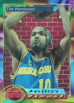 1993-94 Finest Tim Hardaway PF Refractor #127 card image
