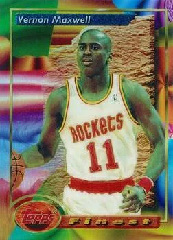 1993-94 Finest Vernon Maxwell SP Refractor #147 card image