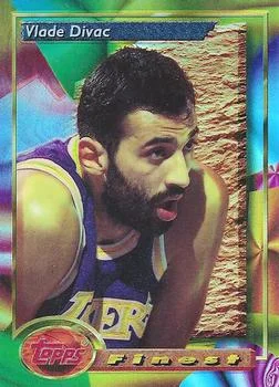 1993-94 Finest Vlade Divac Refractor #197 card image