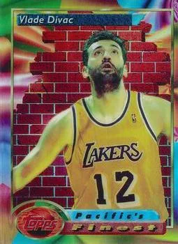 1993-94 Finest Vlade Divac PF Refractor #120 card image