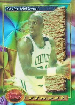 1993-94 Finest Xavier McDaniel [Refractors] Refractors #61 card image