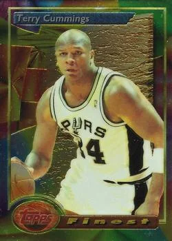 1993-94 Finest Terry Cummings #45 card image