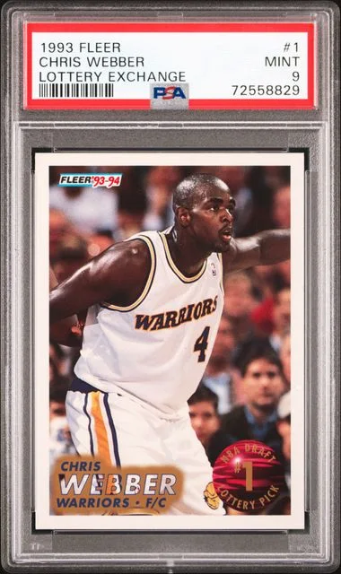 1993-94 Fleer Chris Webber Lottery Exchange #1 card image