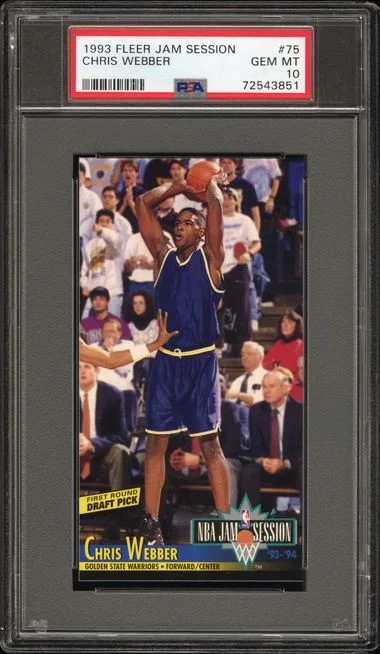 1993-94 Fleer Chris Webber Jam Session #75 card image