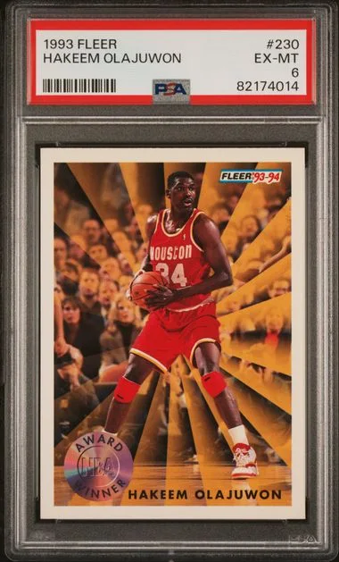 1993-94 Fleer Hakeem Olajuwon #230 card image