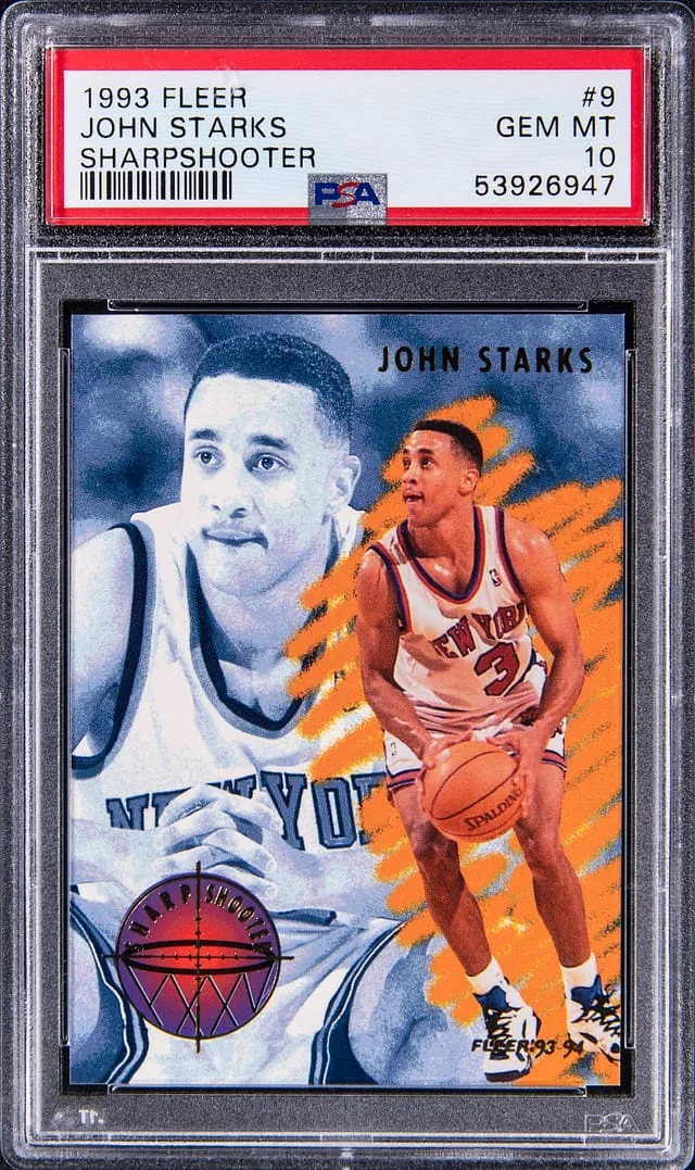 1993-94 Fleer John Starks Sharpshooter #9 card image