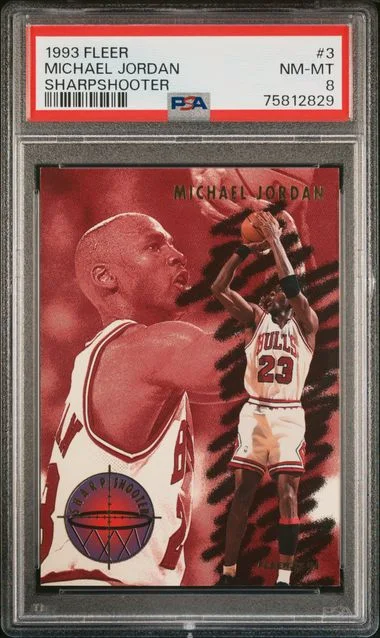 1993-94 Fleer Michael Jordan Sharpshooter #3 card image