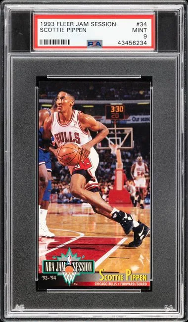 1993-94 Fleer Scottie Pippen Jam Session #34 card image