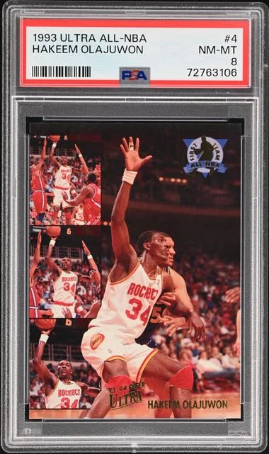 1993-94 Fleer Ultra Hakeem Olajuwon All-NBA #4 card image