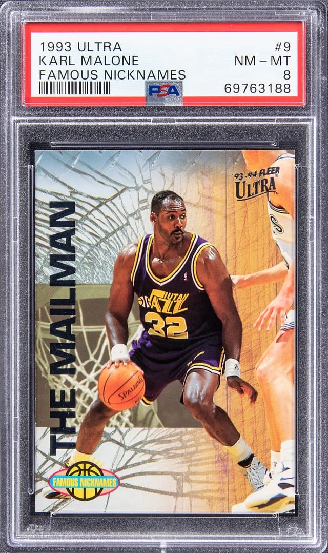 1993-94 Fleer Ultra Karl Malone Famous Nicknames #9 card image