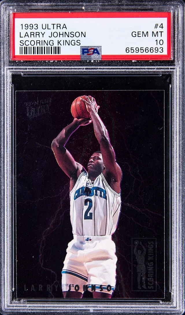 1993-94 Fleer Ultra Larry Johnson Scoring Kings #4 card image