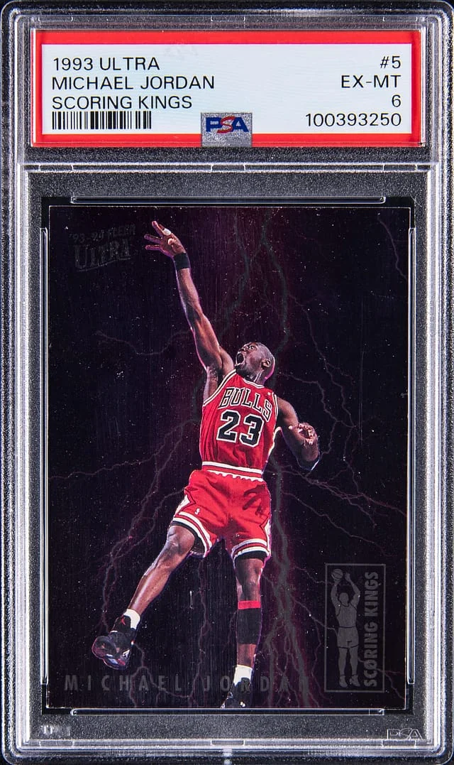 1993-94 Fleer Ultra Michael Jordan Scoring Kings #5 card image