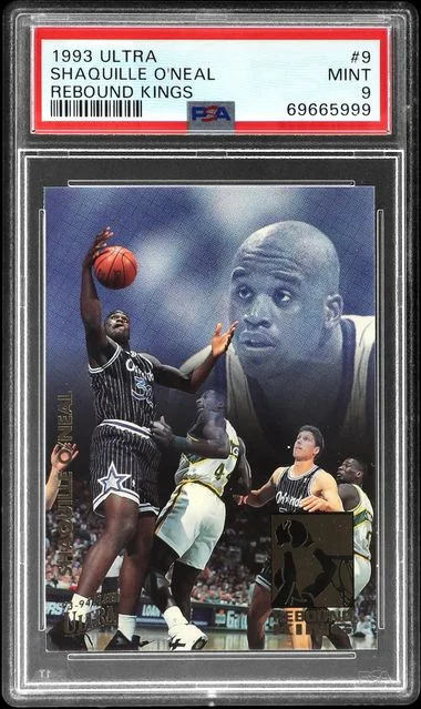 1993-94 Fleer Ultra Shaquille O'Neal Rebound Kings #9 card image