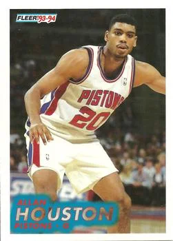 1993-94 Fleer Allan Houston Variant #282 card image