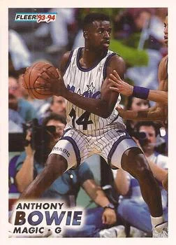 1993-94 Fleer Anthony Bowie Variant #148 card image