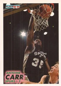 1993-94 Fleer Antoine Carr Variant #188 card image