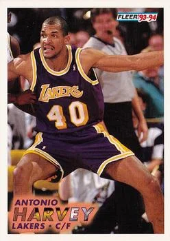 1993-94 Fleer Antonio Harvey Variant #313 card image