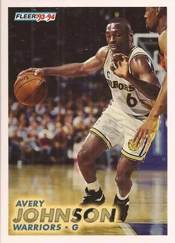 1993-94 Fleer Avery Johnson Variant #291 card image