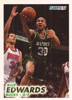 1993-94 Fleer Blue Edwards Variant #118 card image