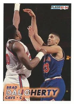 1993-94 Fleer Brad Daugherty Variant #35 card image