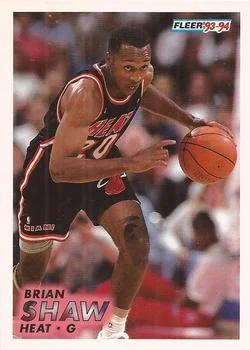 1993-94 Fleer Brian Shaw Variant #112 card image