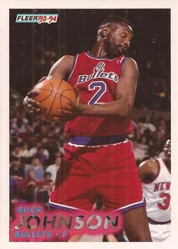 1993-94 Fleer Buck Johnson Variant #218 card image