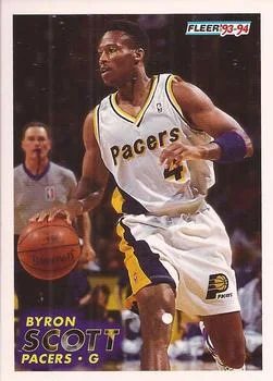 1993-94 Fleer Byron Scott Variant #300 card image
