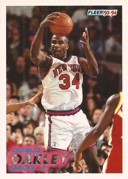 1993-94 Fleer Charles Oakley Variant #143 card image