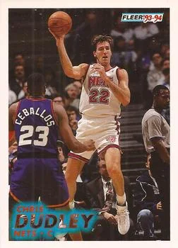 1993-94 Fleer Chris Dudley Variant #134 card image
