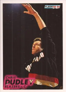 1993-94 Fleer Chris Dudley Variant #362 card image