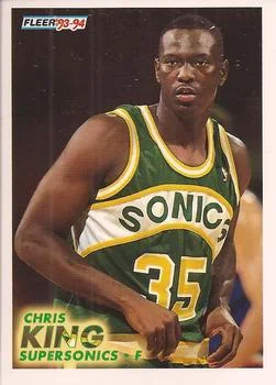 1993-94 Fleer Chris King Variant #383 card image