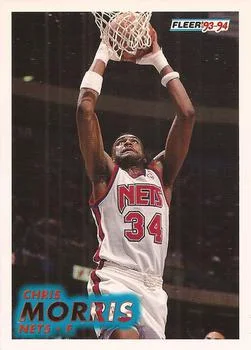 1993-94 Fleer Chris Morris Variant #135 card image