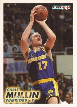 1993-94 Fleer Chris Mullin Variant #71 card image