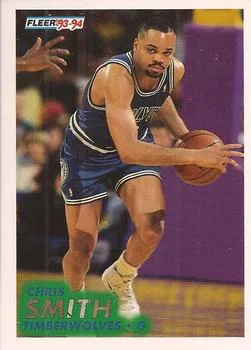 1993-94 Fleer Chris Smith Variant #330 card image