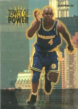 1993-94 Fleer Chris Webber Tower of Power #29 card image
