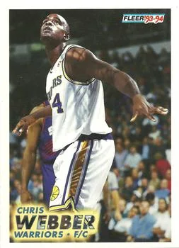 1993-94 Fleer Chris Webber Variant #292 card image
