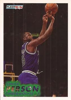 1993-94 Fleer Chuck Person Variant #125 card image