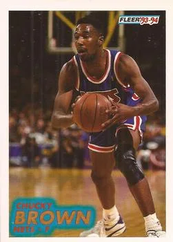 1993-94 Fleer Chucky Brown Variant #132 card image