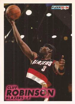 1993-94 Fleer Clifford Robinson Variant #178 card image