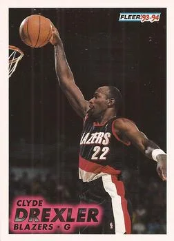 1993-94 Fleer Clyde Drexler Variant #173 card image