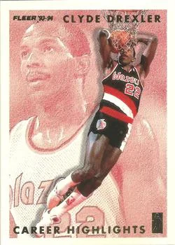 1993-94 Fleer Clyde Drexler One of the Boys Clyde Drexler Career Highlights #5 card image