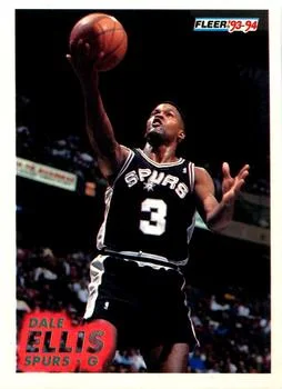 1993-94 Fleer Dale Ellis Variant #193 card image