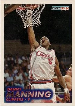 1993-94 Fleer Danny Manning Variant #93 card image